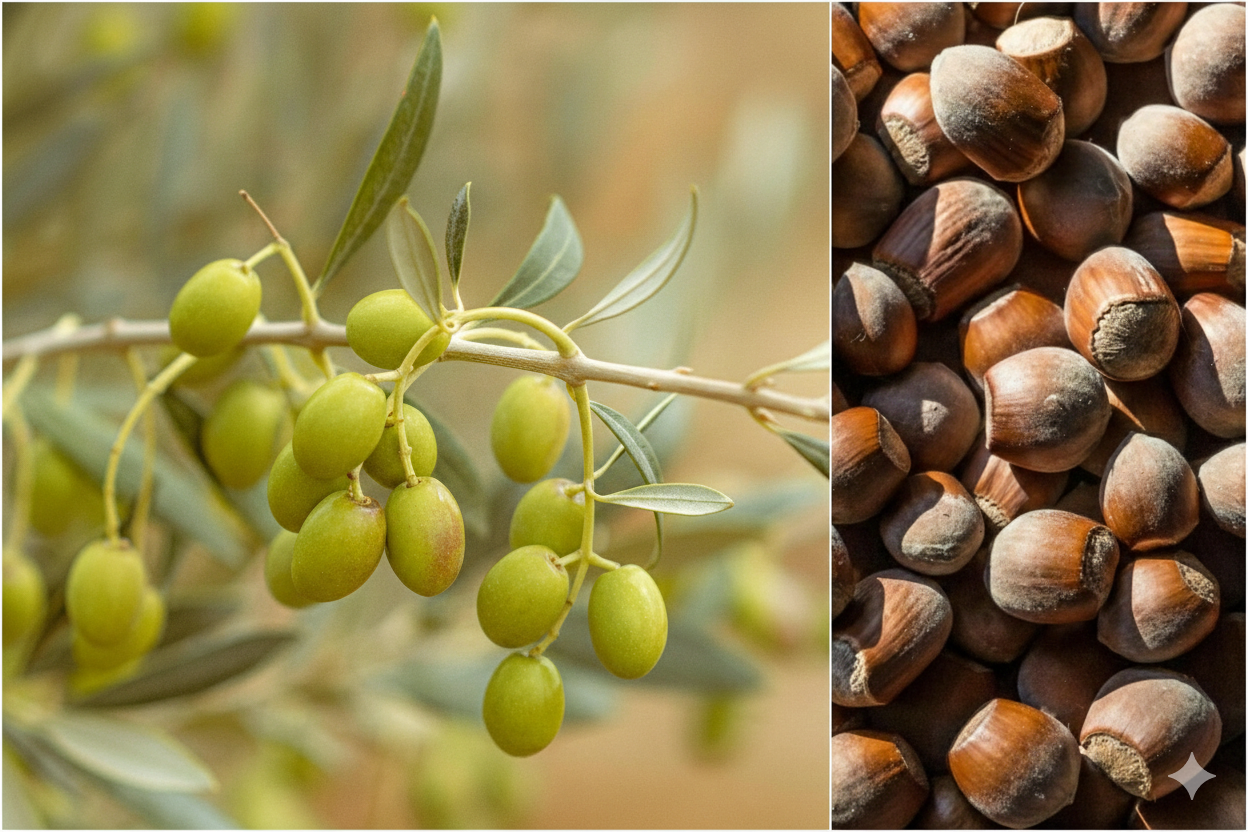 Oliveti e noccioleti